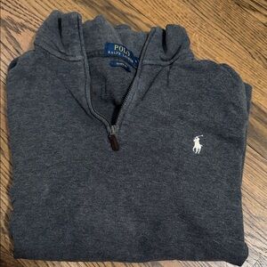 Polo Ralph Lauren Dark Gray Zip Up Sweater
